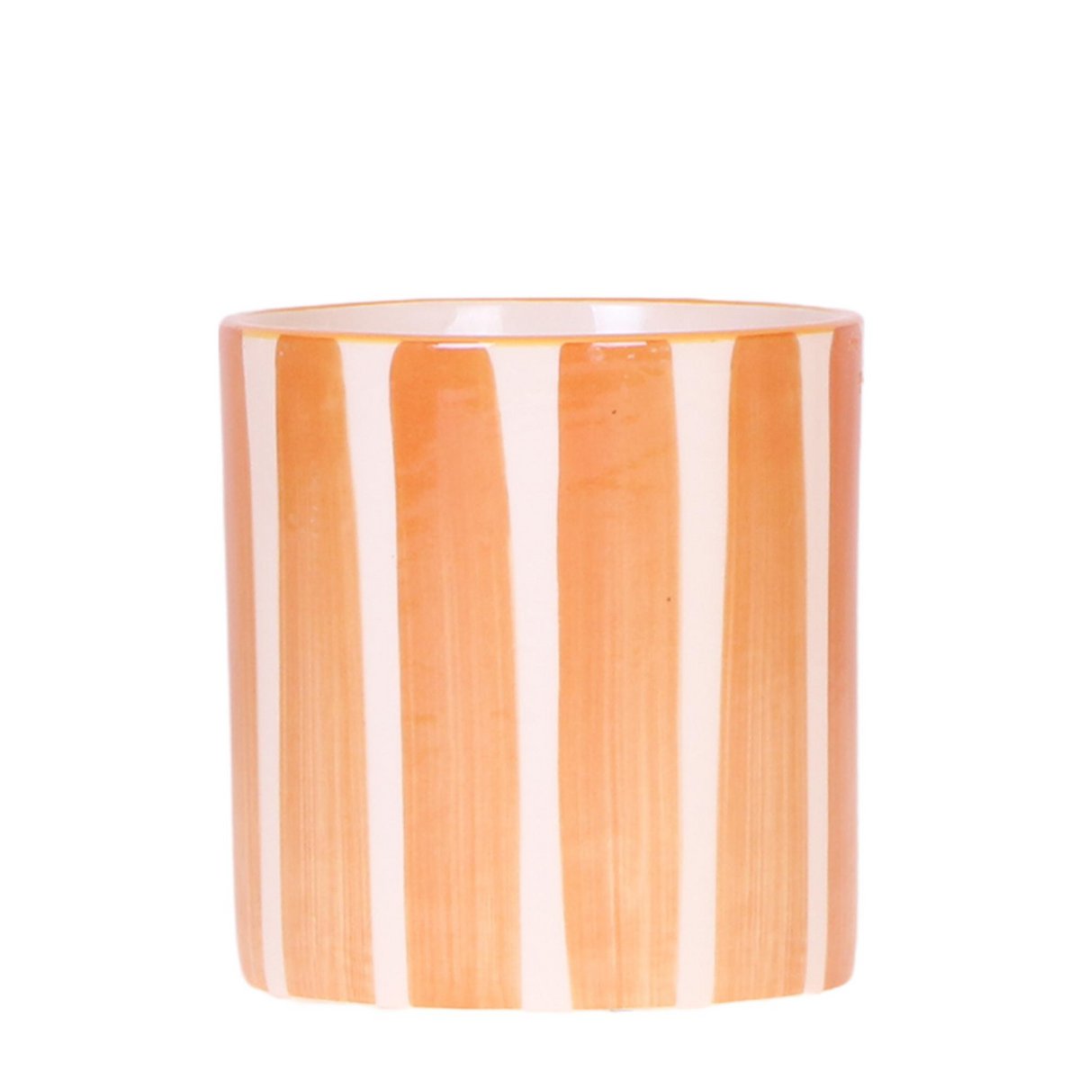 Kolibri Home | Painted stripe - Orange - Ø9cm