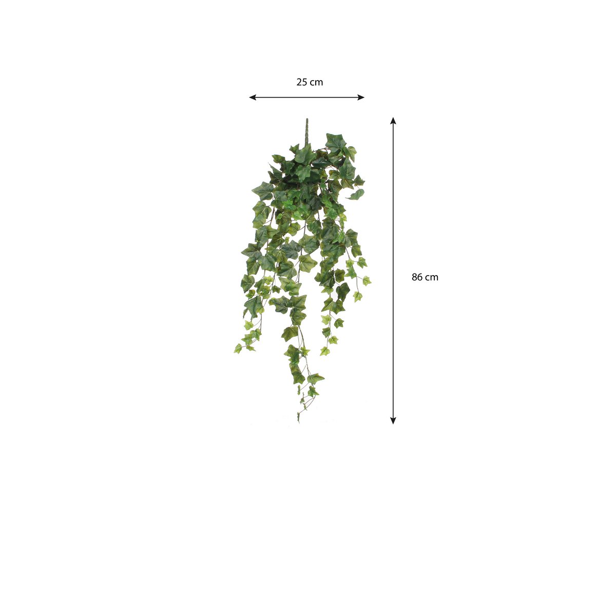 Hedera Kunst Hangplant - H86 cm - Groen