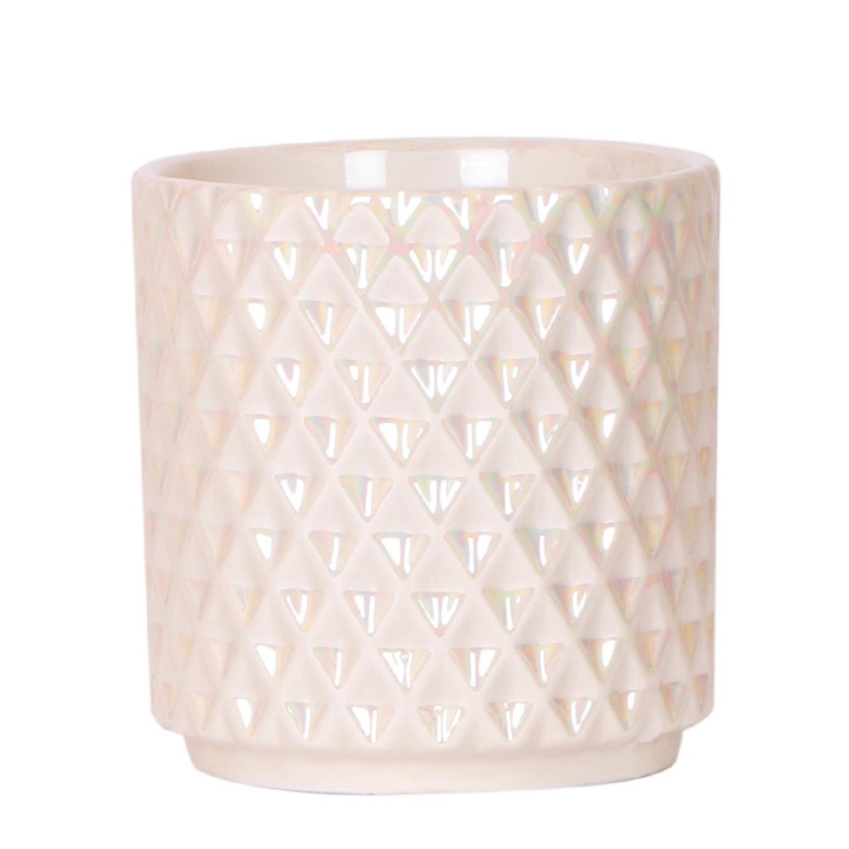 Kolibri Home | Diamond Pearl Sierpot - Travertine - Ø9cm