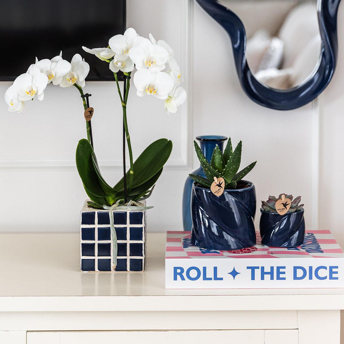 Kolibri Home | Candy Sierpot - Blauw - Ø9cm