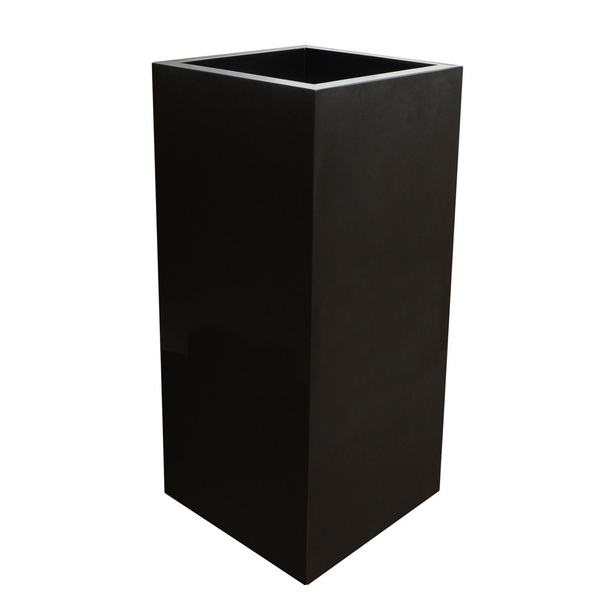 Zuil/Plantenbak - Mont Blanc matte black L35 x B35 x H80cm