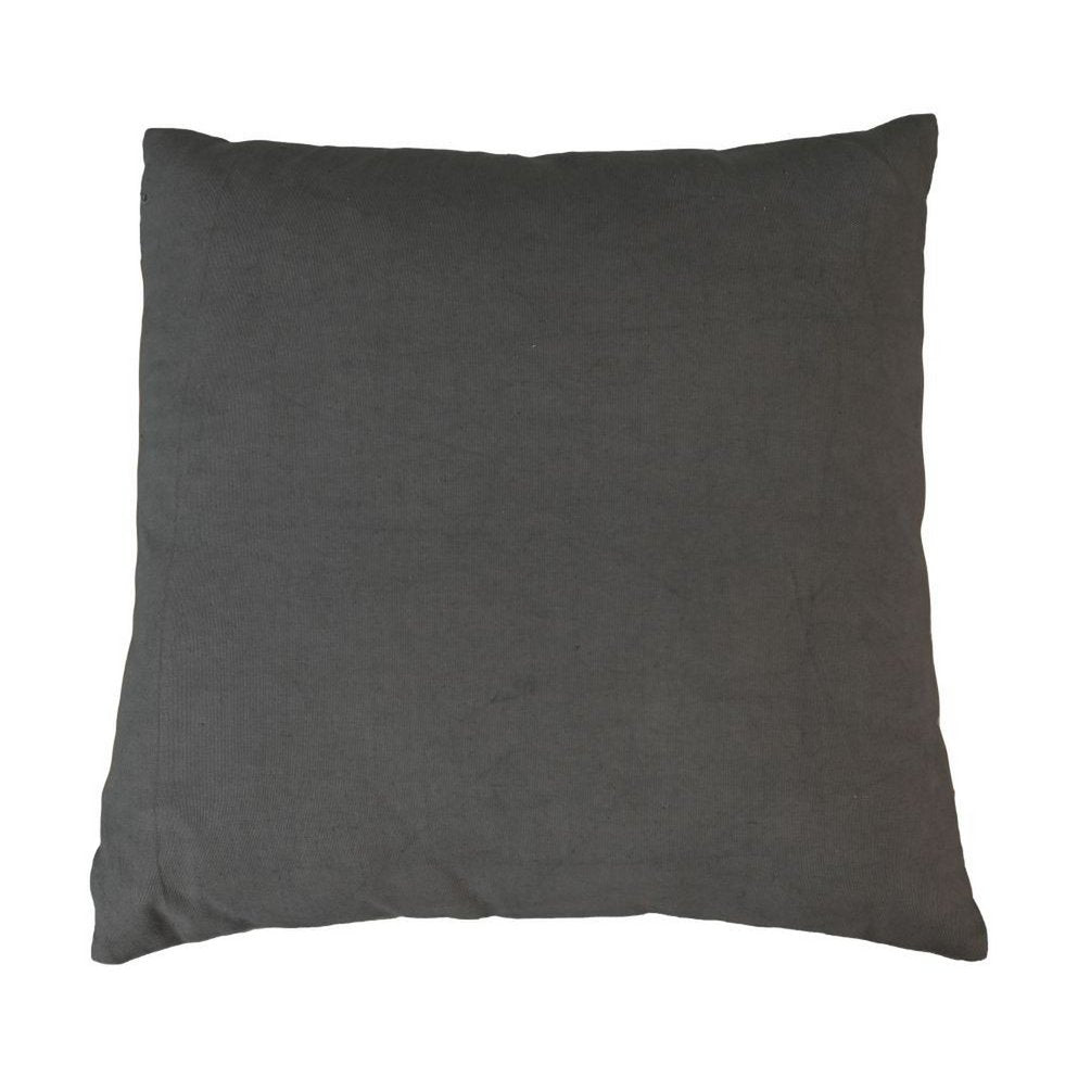 HSM Collection-Sierkussen Met Print-45x45-Licht Grijs/Goud-Stof