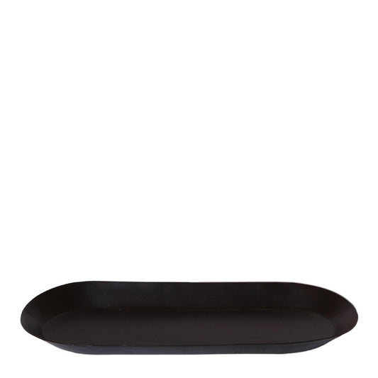 Kolibri Home | Plate oval - Ovale dienblad Ø30cm - Black