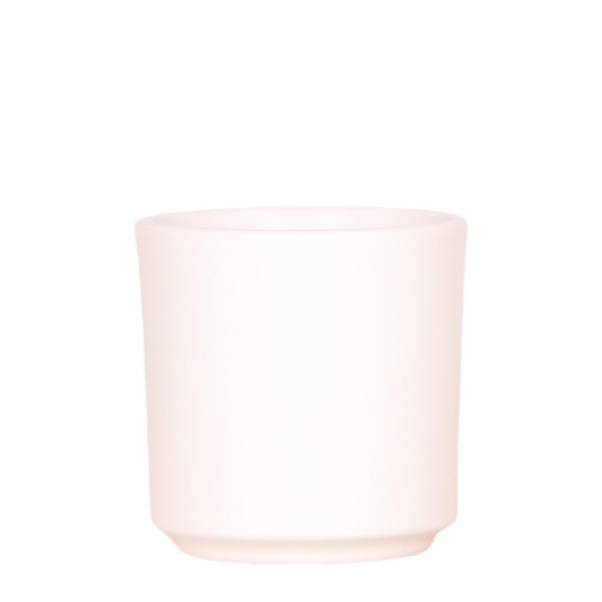 Kolibri Home | Simplicity bloempot - Witte keramieken sierpot Ø9cm - 6cm