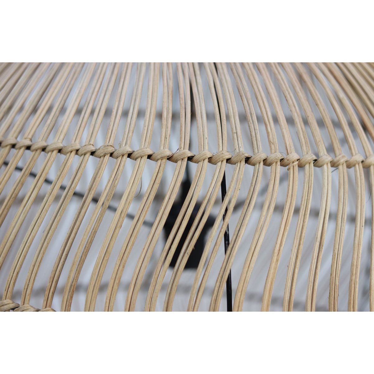 HSM Collection-Hanglamp Rattan-55X55X555-Naturel-Rotan