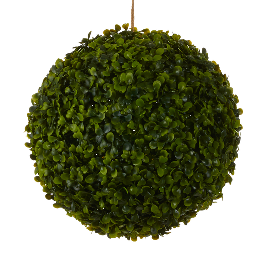 Buxus Bol Kunstplant voor Buiten Hangend - Ø28 cm - Groen