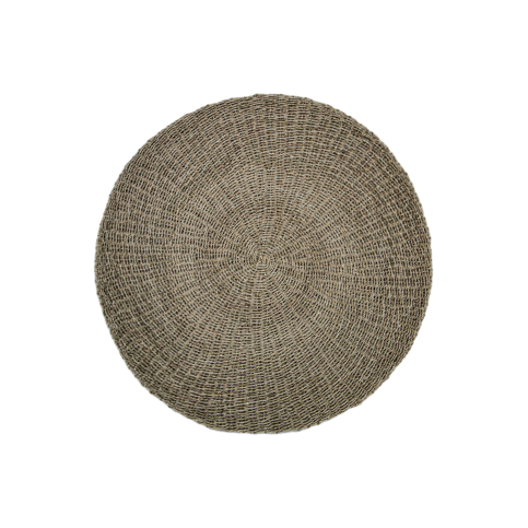 HSM Collection-Vloerkleed -ø100-Naturel-Raffia/Zeegras
