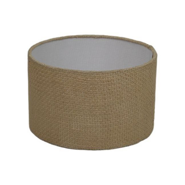 HSM Collection-Ronde Lampenkap-ø32x20-Creme-Jute