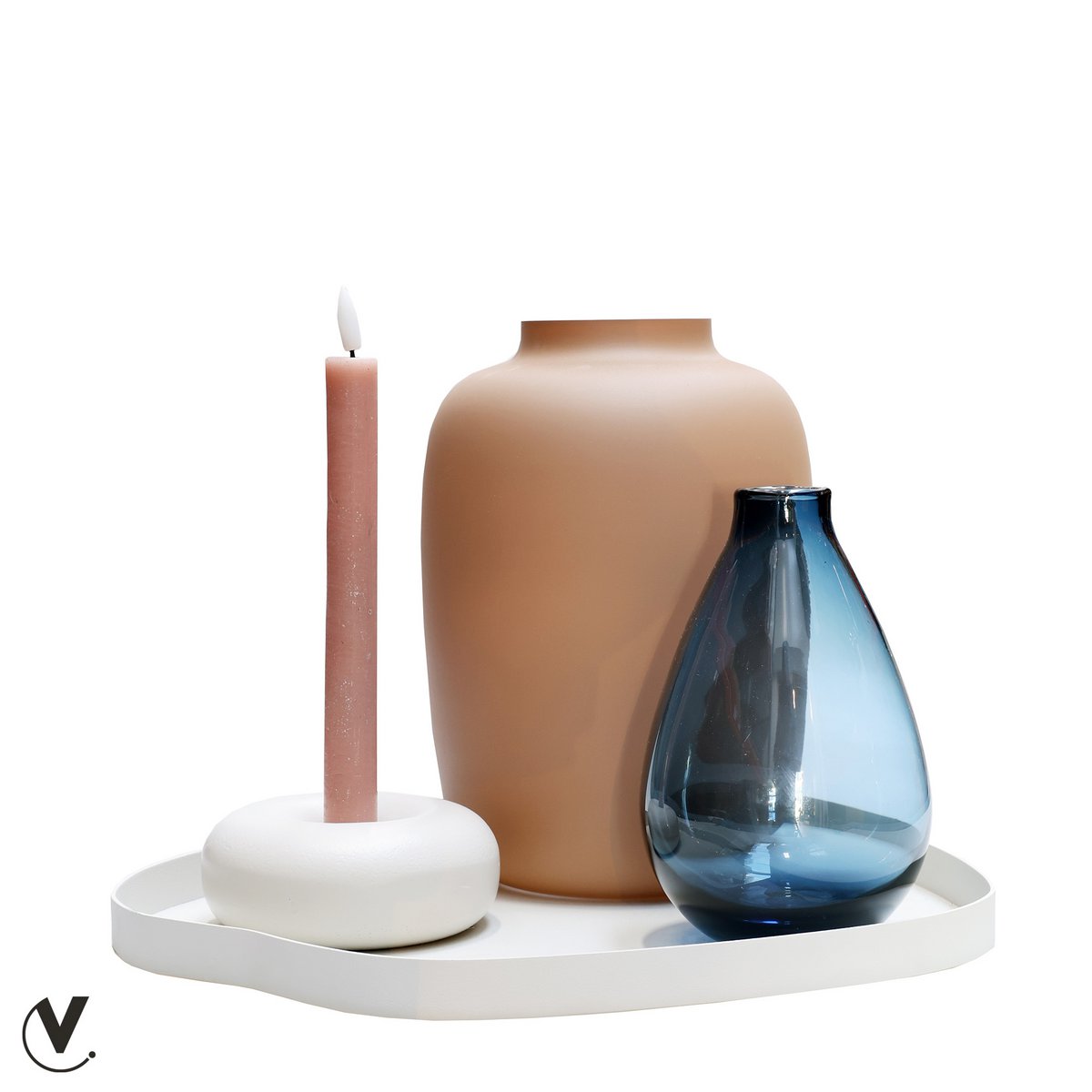 Vaas - Rupel blue (set van 6 stuks)