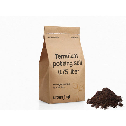 Terrariumpotgrond - 0,75 liter - Met biologische voeding