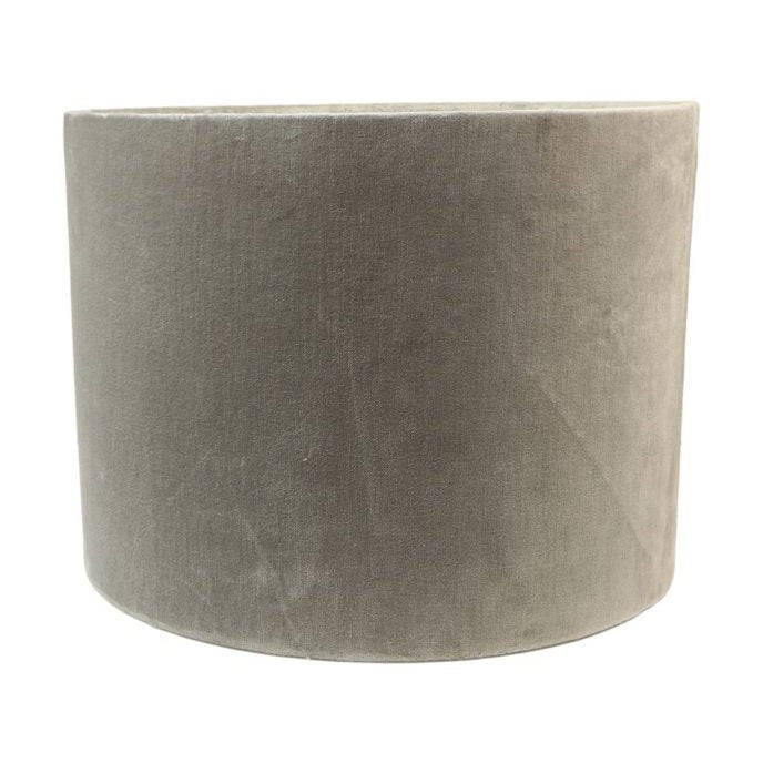HSM Collection-Ronde Lampenkap-32x32x24-Licht Grijs-Stof