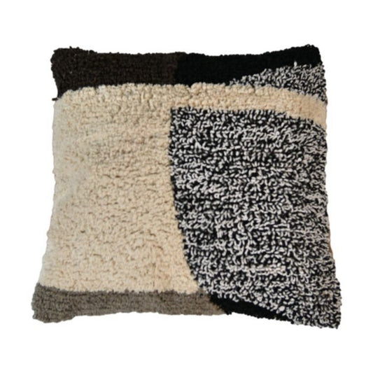 HSM Collection-Sierkussen-2-45x45-Naturel/Grijs-Katoen
