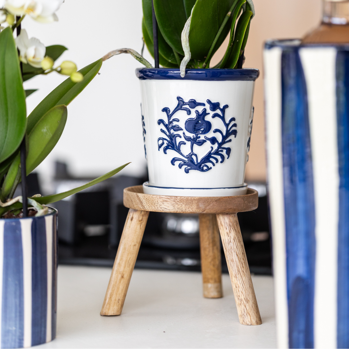 Kolibri Home I Malaga Pot - Blauw - Ø9cm