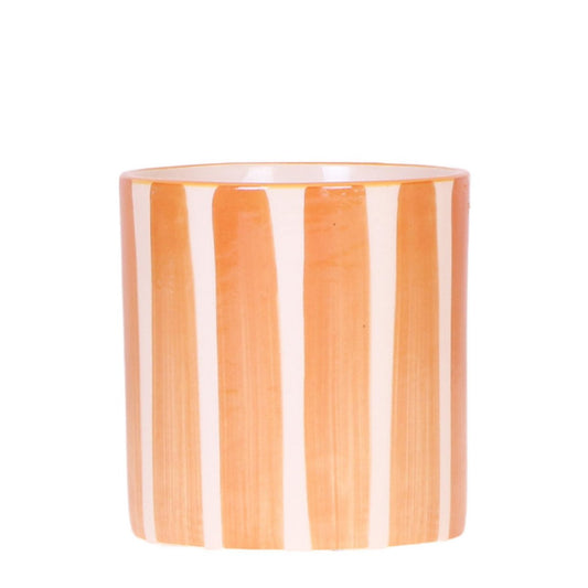 Kolibri Home | Painted stripe  - Orange - Ø9cm