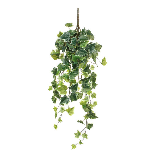 Hedera Kunst Hangplant - H71 cm - Groen Bont