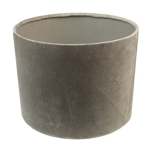 HSM Collection-Ronde Lampenkap-32x32x24-Licht Grijs-Stof
