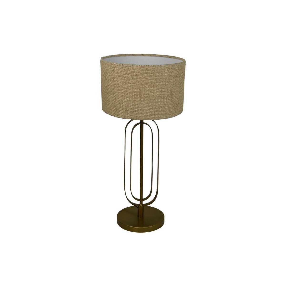 HSM Collection-Ronde Lampenkap-ø32x20-Creme-Jute