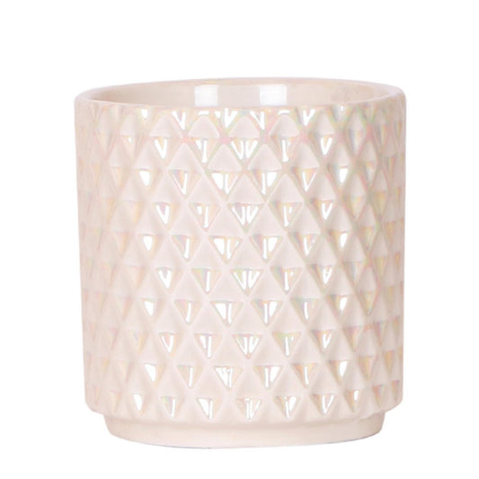 Kolibri Home | Diamond Pearl Sierpot - Travertine - Ø9cm