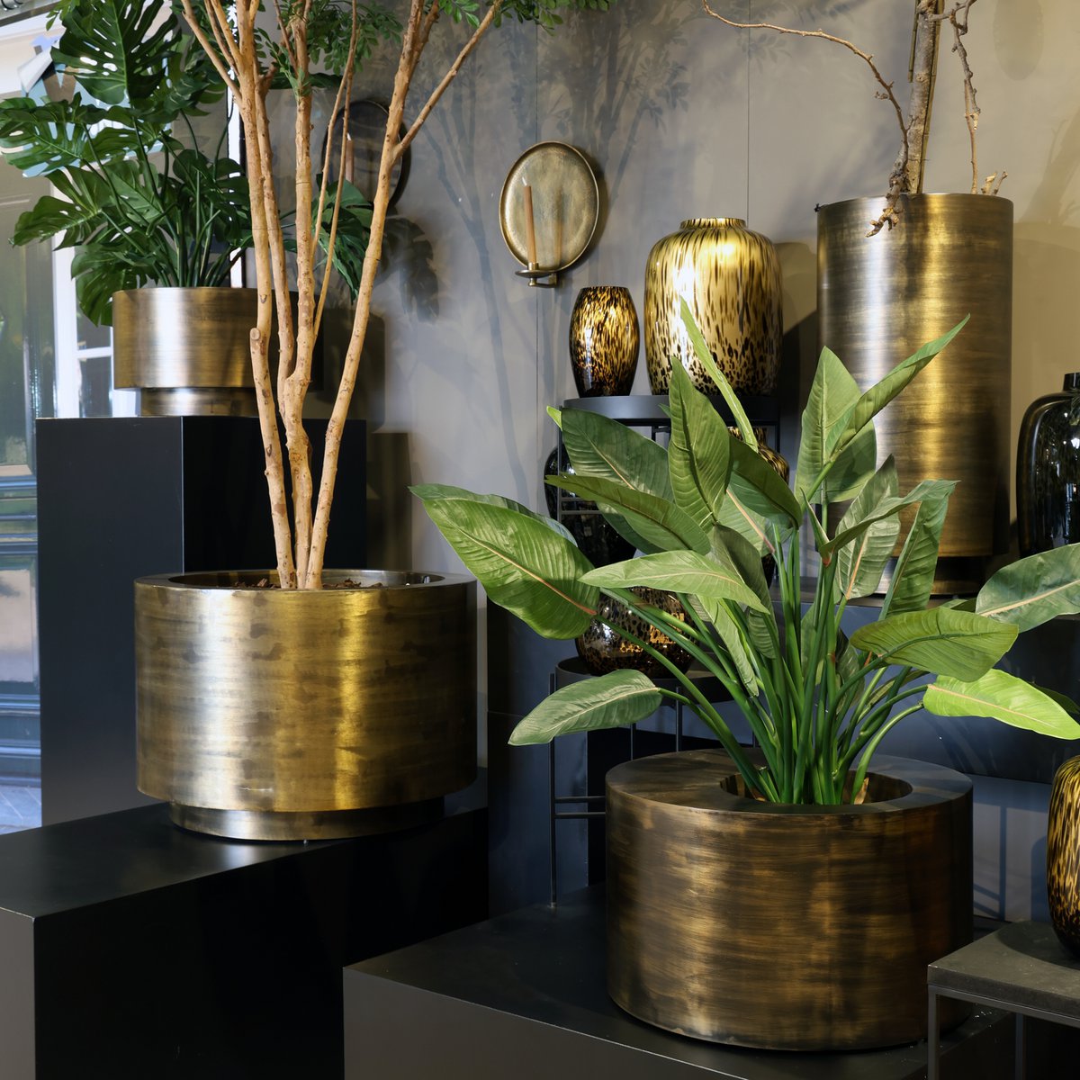 Plantenpot - Uyuni aged brass
