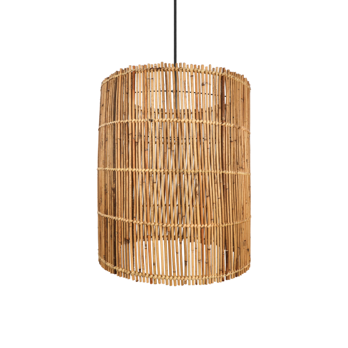 HSM Collection-Hanglamp-ø50x56-Naturel-Rotan