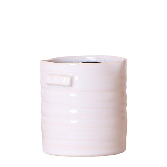 Kolibri Home | Jug bloempot - Witte keramieken sierpot Ø9cm