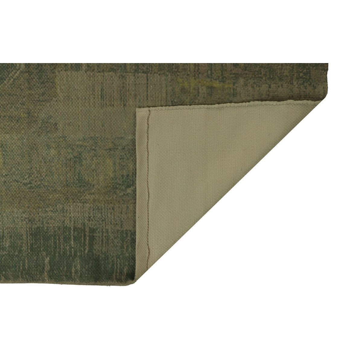 HSM Collection-Vloerkleed Graphic -120x180-Blauw/Geel-Polyester