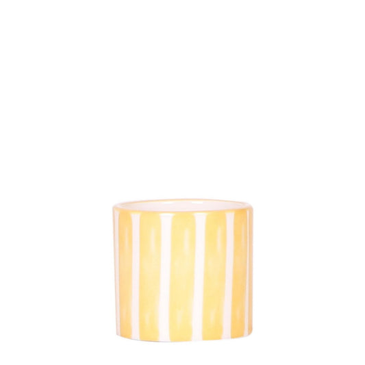 Kolibri Home | Painted stripe  - Yellow - Ø6cm