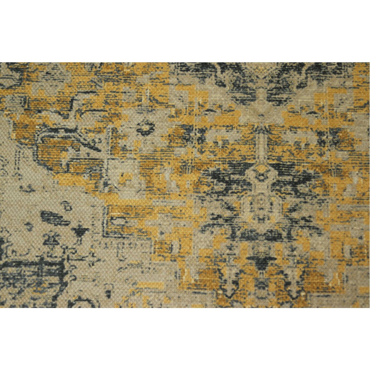 HSM Collection-Vloerkleed Vintage klassiek -160x230-Geel/Grijs-Polyester