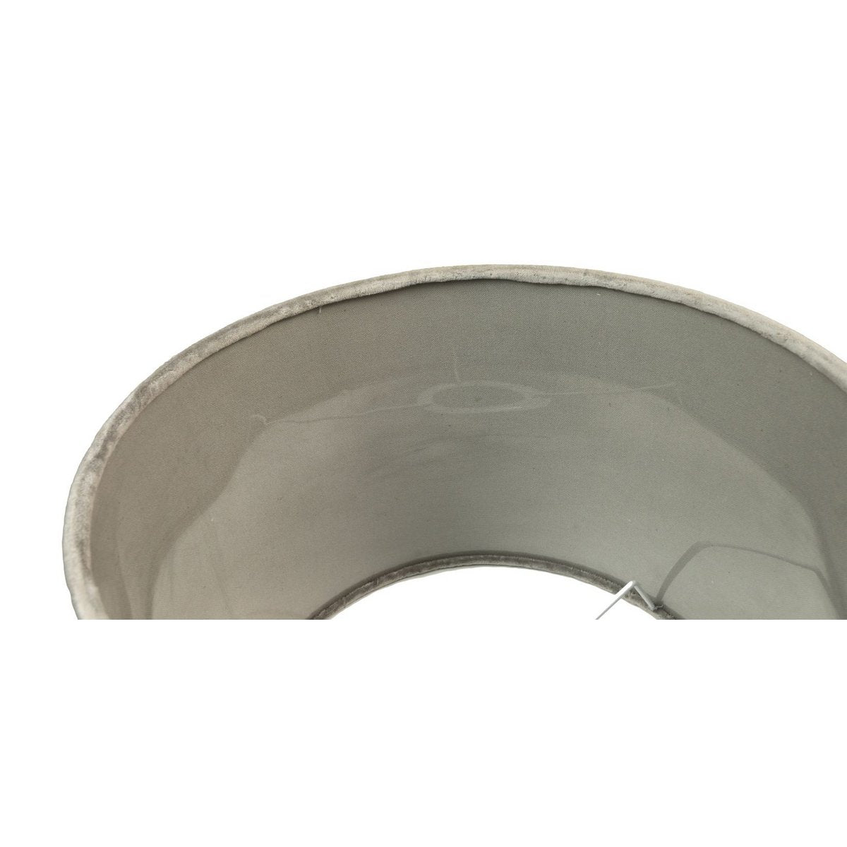 HSM Collection-Ronde Lampenkap-32x32x24-Licht Grijs-Stof