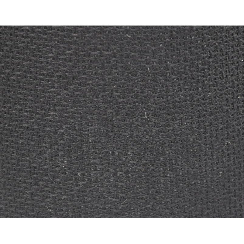 HSM Collection-Ronde Lampenkap-ø42x28-Zwart-Jute