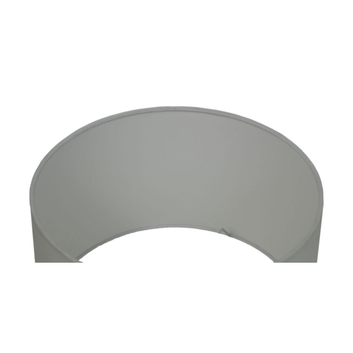 HSM Collection-Ronde Lampenkap-ø42x28-Wit-Katoen