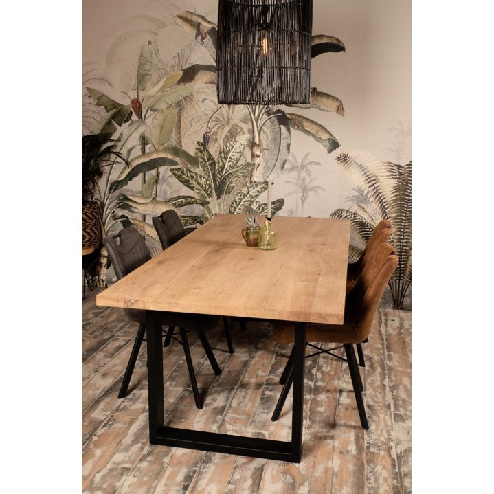 HSM Collection-Hanglamp-ø50x56-Zwart-Rotan
