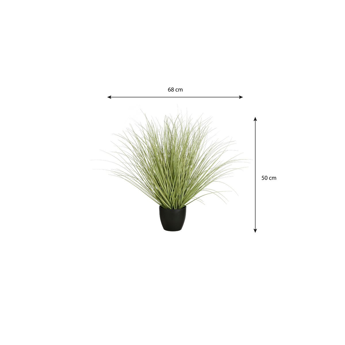 Gras Kunstplant - H68 x Ø50 cm - Groen