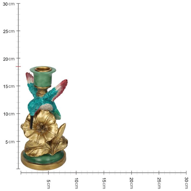Kaarsenhouder - Kolibrie ↑ 17 cm