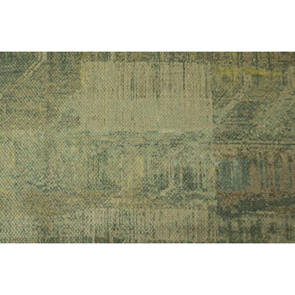 HSM Collection-Vloerkleed Graphic -120x180-Blauw/Geel-Polyester