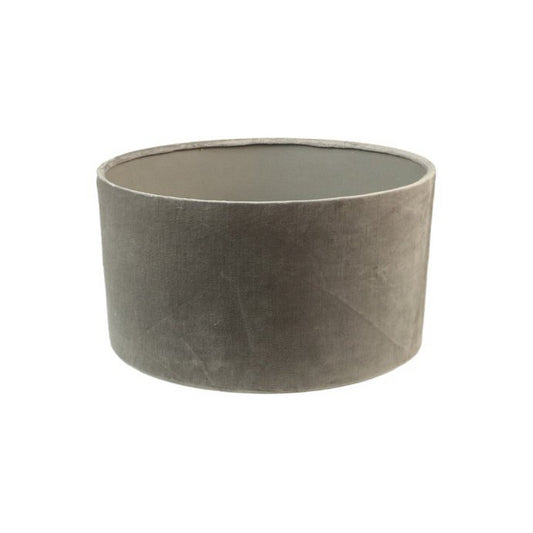 HSM Collection-Ronde Lampenkap-25x25x18-Licht Grijs-Stof
